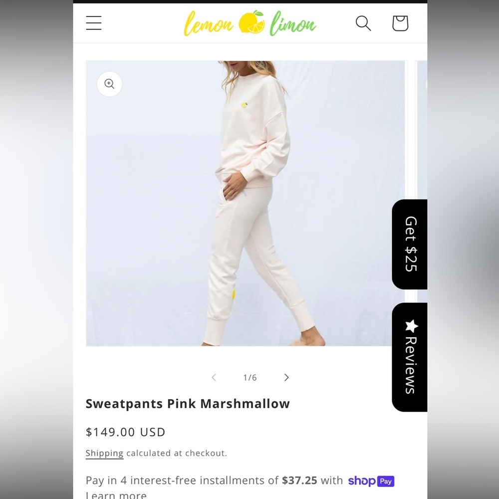 Lemon Limon Sweats